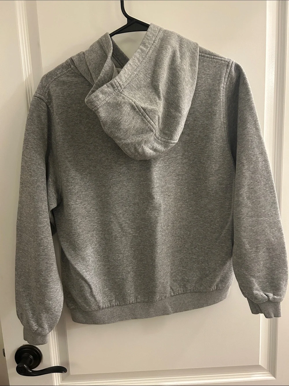 Nike youth Gray Crewneck Sweatshirt with White Swoosh
